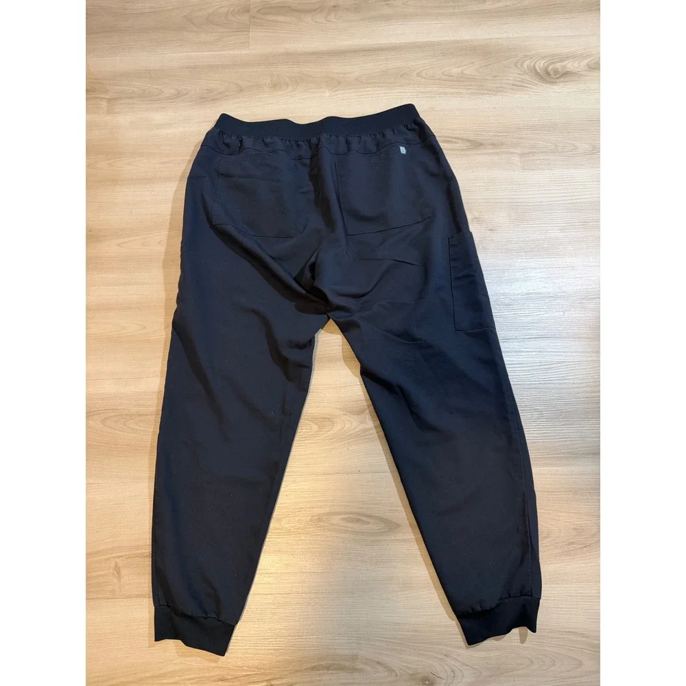 Fabletics Jogger Pants Black XL Mens Activewear Cargo Pockets Drawstring